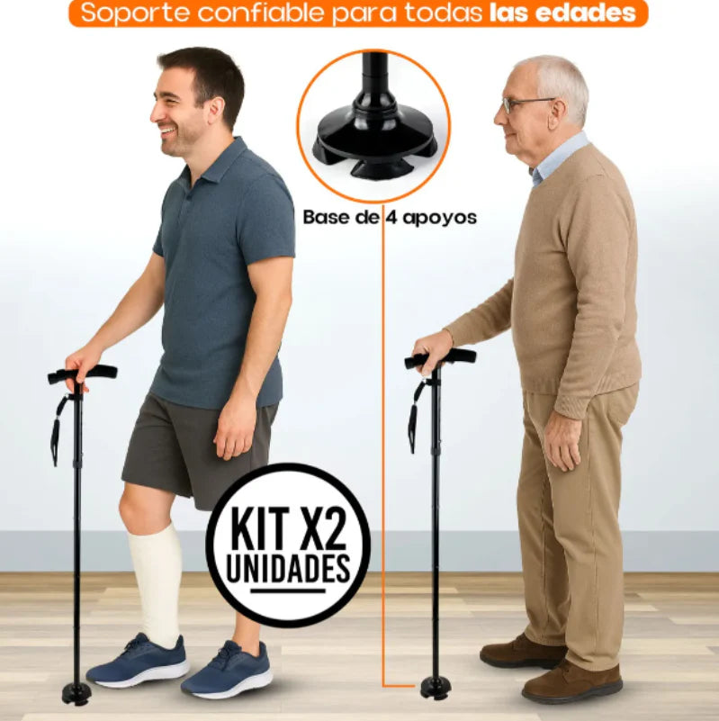 Bastón Plegable Premium | Camina con confianza 🚶♂️