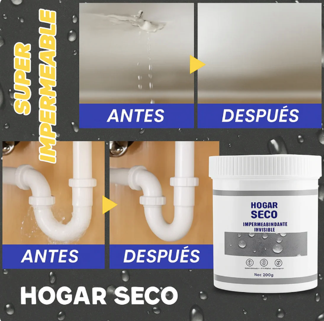 "Hogar Seco" Sellador Adhesivo Pack x3 + Brocha GRATIS