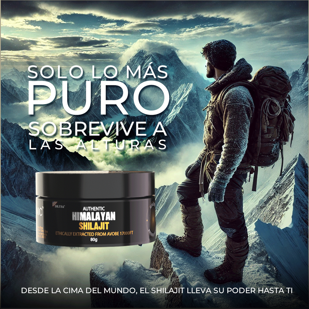 Shilajit Himalaya | Energía y vitalidad extrema ⚡