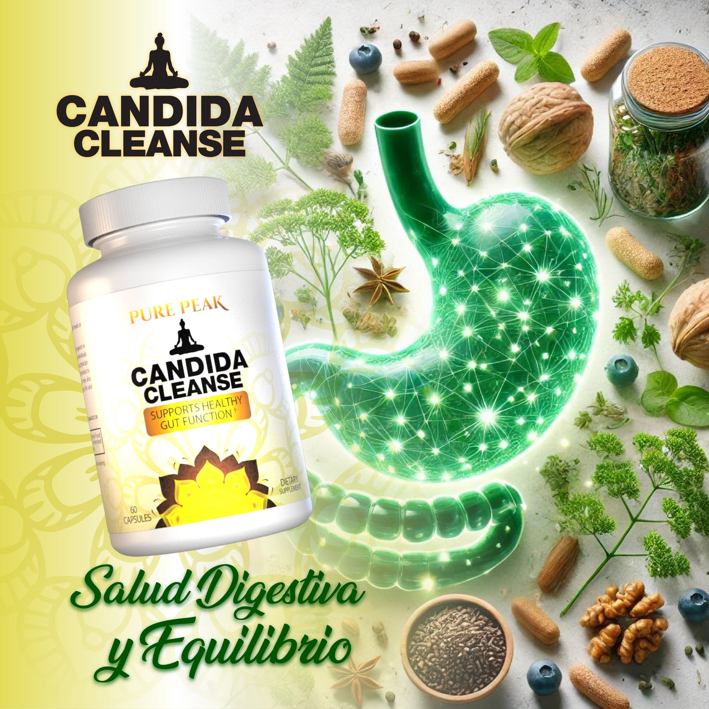 Candida Cleanse™ | Limpieza digestiva 🌪️