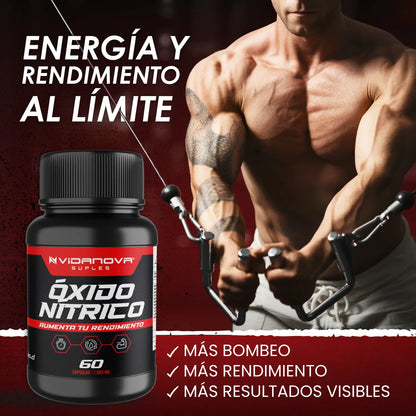 Óxido Nítrico: Potencia tu Rendimiento y Energía + Envío Gratis 🎁