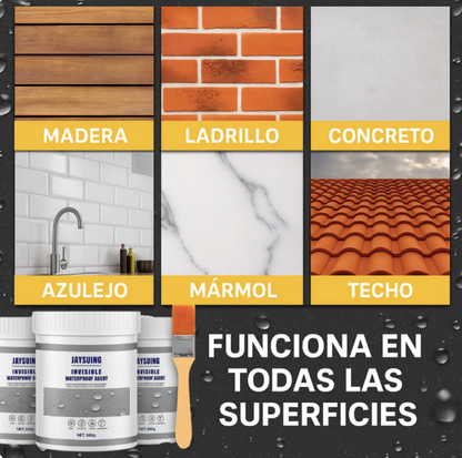 "Hogar Seco" Sellador Adhesivo Pack x3 + Brocha GRATIS