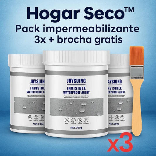 "Hogar Seco" Sellador Adhesivo Pack x3 + Brocha GRATIS