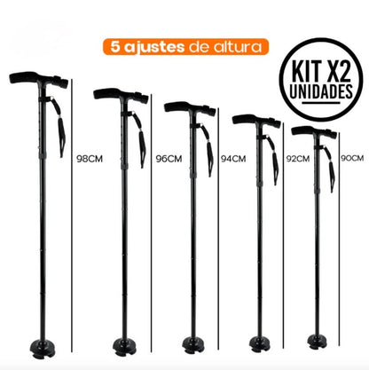Bastón Plegable Premium | Camina con confianza 🚶‍♂️