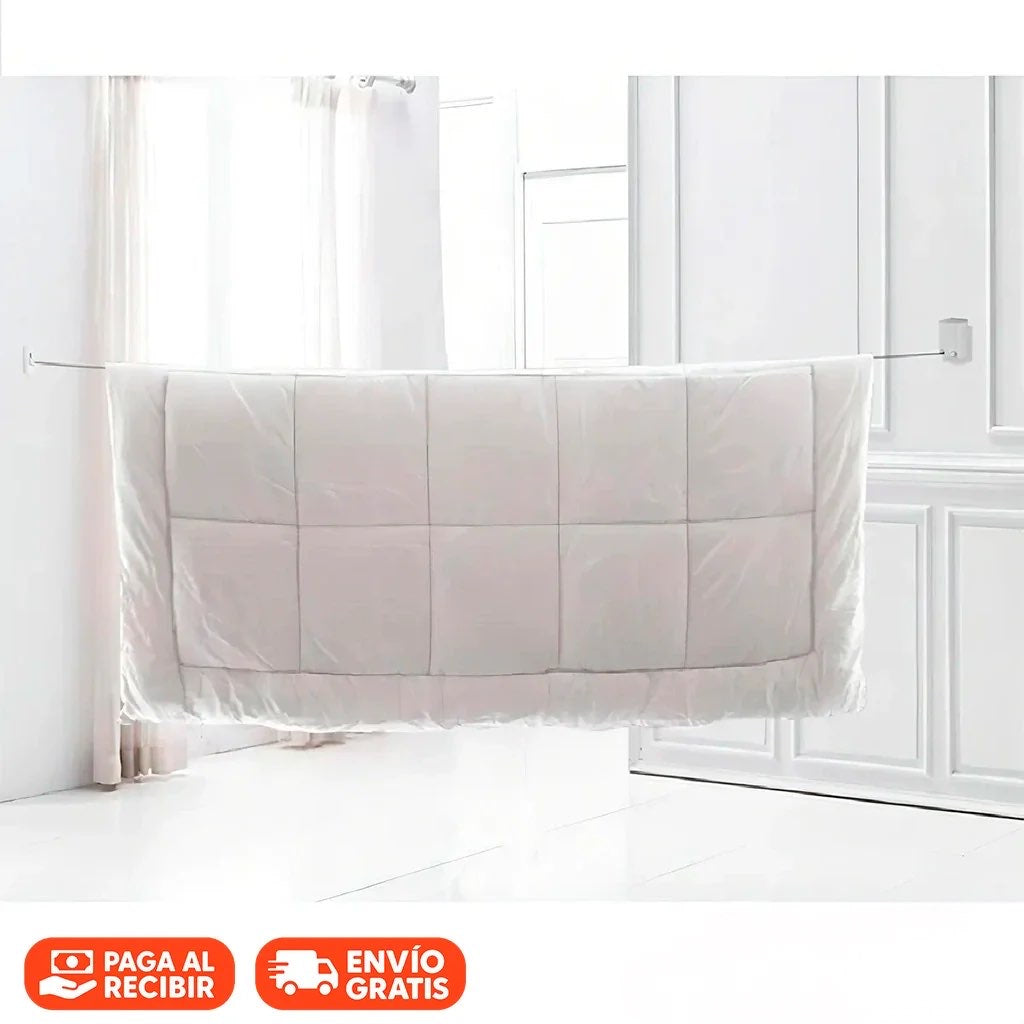 Tendedero Retráctil de Pared | 4,2 m de Longitud