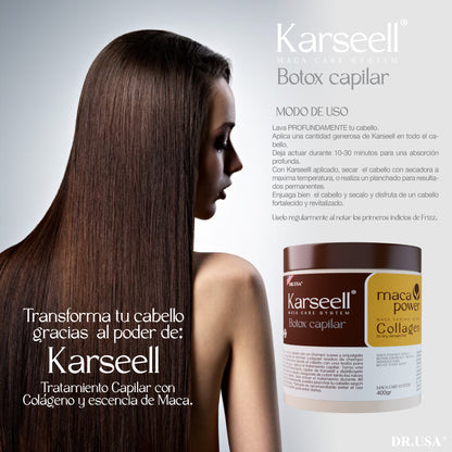 Botox Capilar Karseell | Hidratación y brillo profesional 🌟