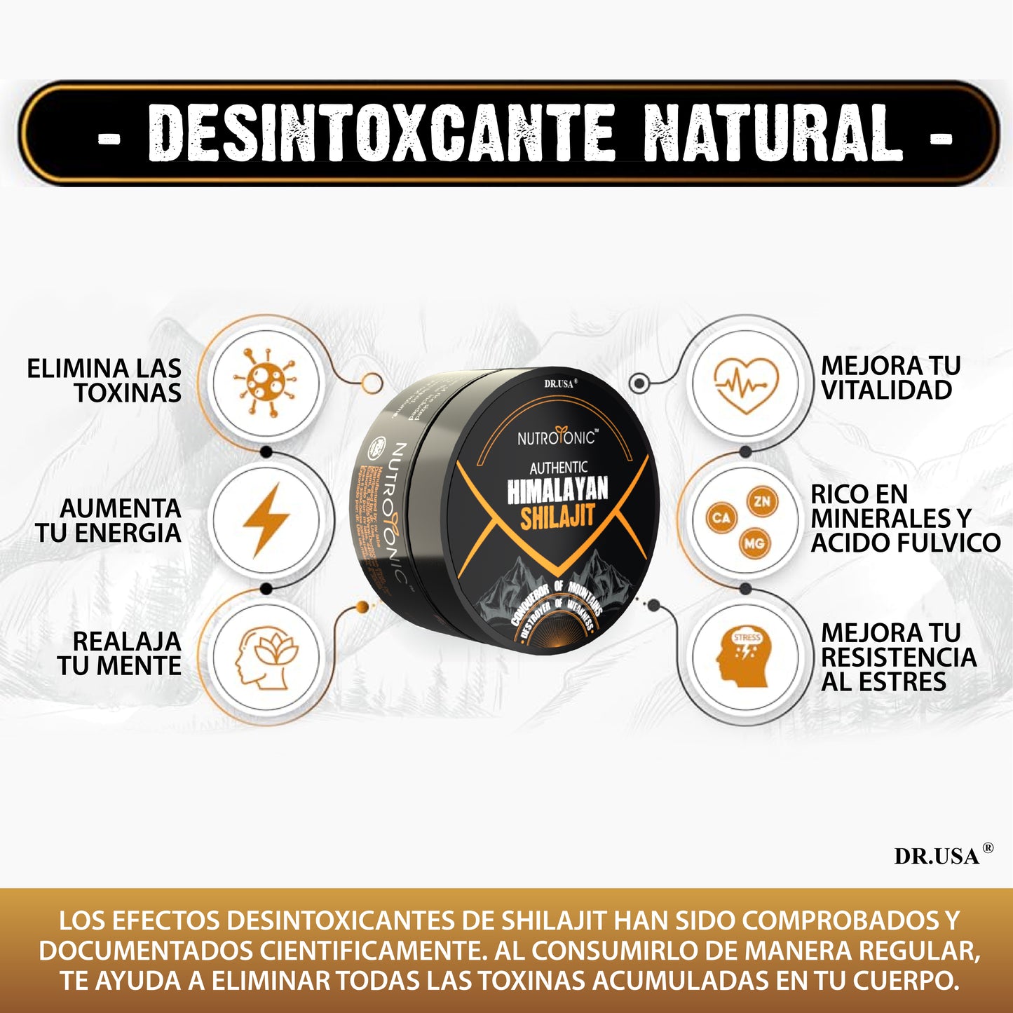 Shilajit Himalaya | Energía y vitalidad extrema ⚡